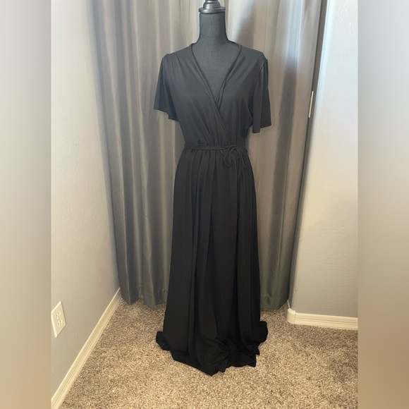 Hazel Blues Dresses & Skirts - 211. Hazel Blues, Maxi Wrap Dress, Size 1X, NWOT